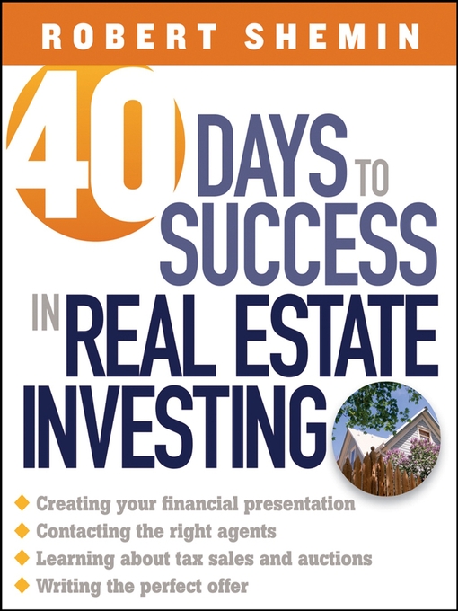 Title details for 40 Days to Success in Real Estate Investing by Robert Shemin - Available